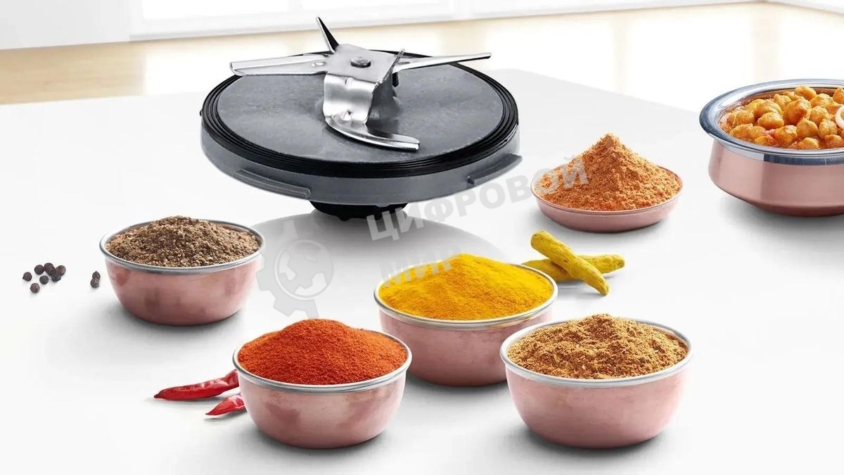 Кухонный комбайн Bosch MCM3501M 800 Вт, Скорости: 2, Блендер 1 л, Чаша 2.3 л, черный/серебристый