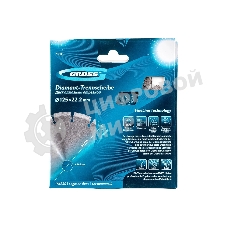 Диск алмазный Gross ф125х22,2мм, лазерная приварка сегментов, сухое резание