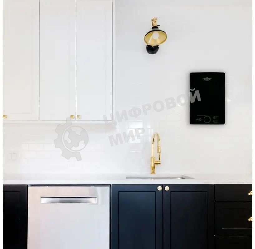 Электрический проточный водонагреватель PrimoClima AMOR 8.8 кВт, черный