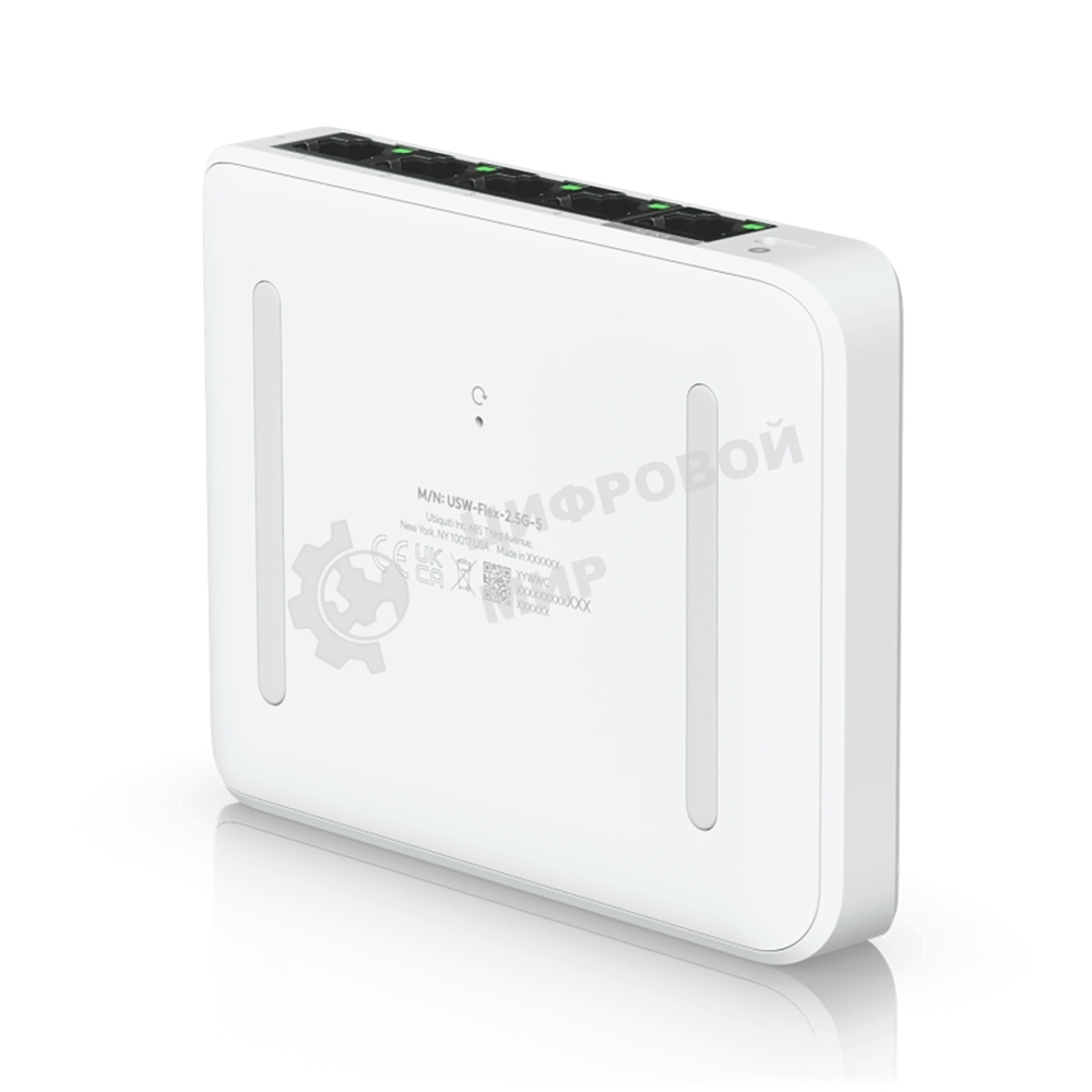 Коммутатор Ubiquiti UniFi Switch Flex Mini 2.5G Compact, 5-port 2.5G switch that can be powered with PoE or a USB-C adapter.