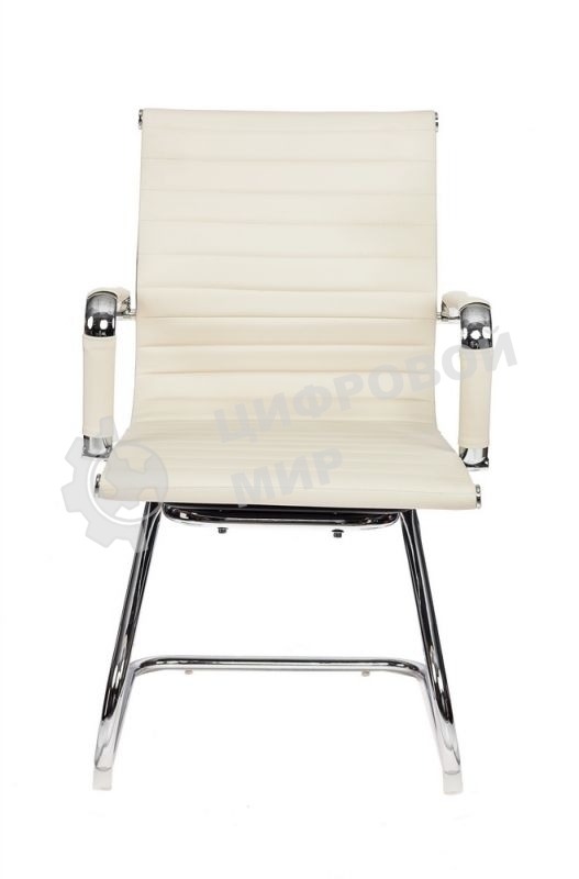 Кресло компьютерное Бюрократ CH-883-LOW-V/IVORY низкая спинка слоновая кость искусственная кожа