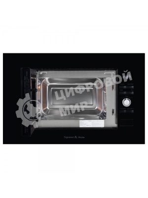 Встраиваемая микроволновая печь Zigmund & Shtain BMO 25 B черный, 20 л, 700 Вт, переключатели - поворотный механизм/кнопки