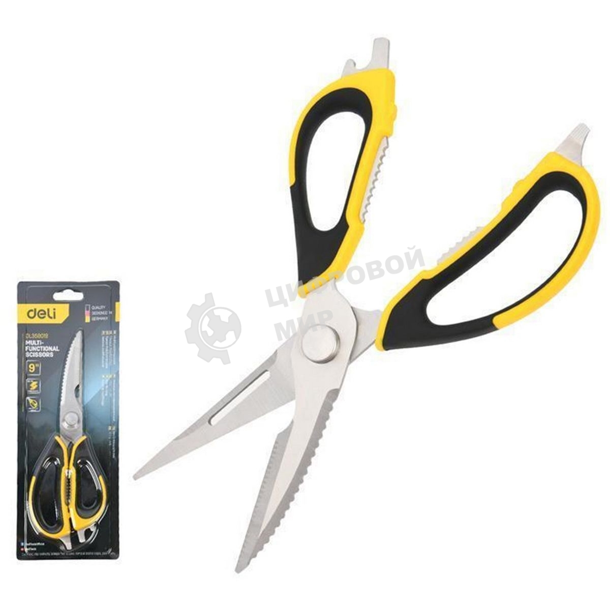 Ножницы многофункциональные хозяйственные DL358019 нержавеющая сталь