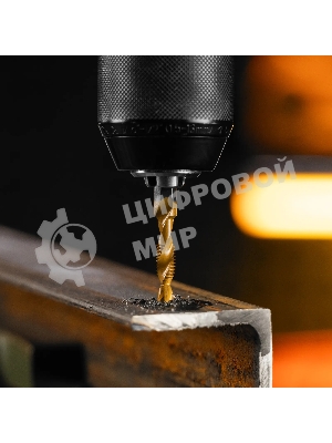 Сверло-метчик Denzel М6 х 1,0 мм, Р6М5