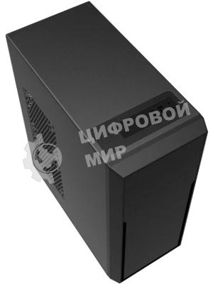 Компьютерный корпус c блоком питания 500 Ватт/Case Foxline FL-302-FZ500R ATX case, black, w/PSU 500W 12cm, w/2xUSB 2.0, w/pwr cord, w/o FAN