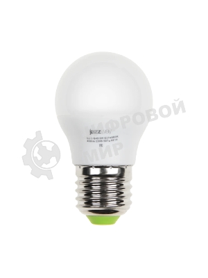 Лампа светодиодная JazzWay PLED-ECO-G45 5Вт шар 4000К белый E27 400лм 220-240В