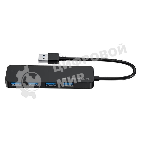 USB-концентратор Harper HUB-04P, USB Type-A, USB/MicroUSB