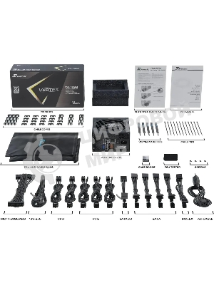 Блок питания Seasonic ATX 1200W VERTEX PX-1200 80 PLUS platinum (20+4pin) APFC 135мм fan 18xSATA Cab Manag RTL