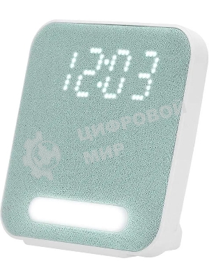 Радиобудильник Harper HCLK-2060 зеленый LED подсв:белая часы:цифровые AM/FM