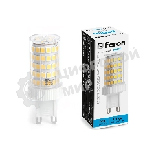 Лампа светодиодная Feron LB-435 11Вт 230В G9 дневной капсульная