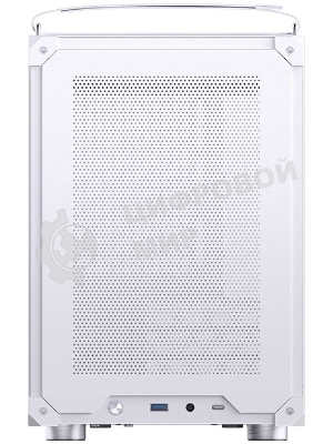 Компьютерный корпус без блока питания JONSBO C6 MAX Handle, Mini-Tower, TG, no fan, 1xUSB-A 3.0 + 1xUSB-C 3.1, mATX, mITX белый