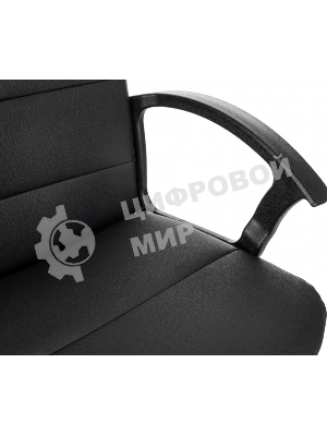 Кресло Бюрократ Triest черный, экокожа