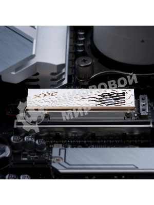 Накопитель SSD ADATA XPG MARS 980 PRO, 1000Gb, M.2(22x80мм), NVMe, PCIe 5.0 x4, 3D NAND, R/W 14000/10000Mb/s, IOPs 1 600 000/1 650 000, TbW 740, DWPD 0.4, with Heat Sink (5 лет)