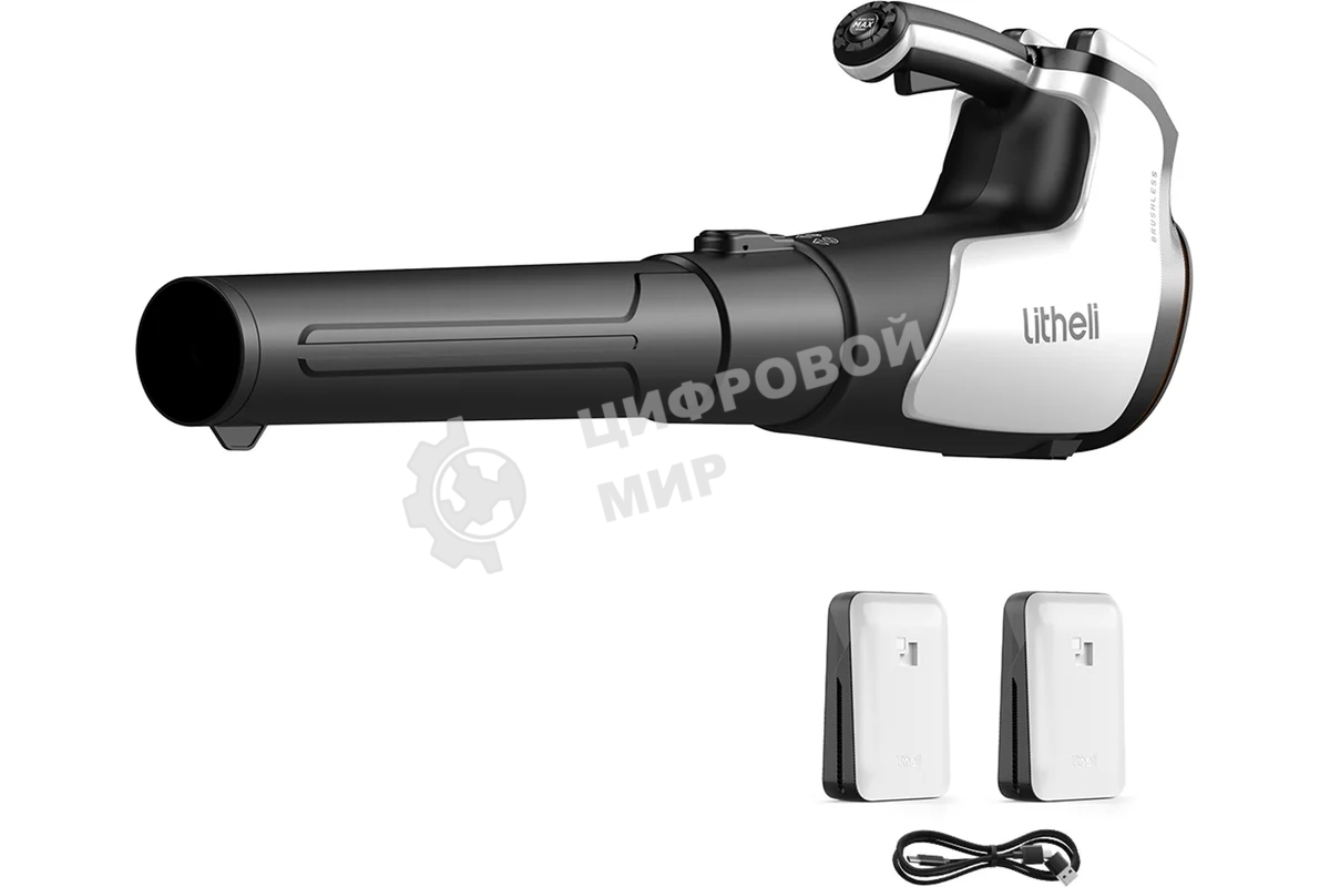 Аккумуляторная воздуходувка Litheli U20BR00-0U220 (2 Аккумулятора 4,0 А/ч)