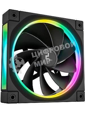 Вентилятор для корпуса Deepcool FL12R Reverse ARGb 120х120x25 черный 4-pin 33.9дБ (R-FL12R-BKAPN1-G)