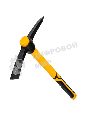 Кирка Denzel 700 г, фибергласовая обрезиненная рукоятка 385 мм