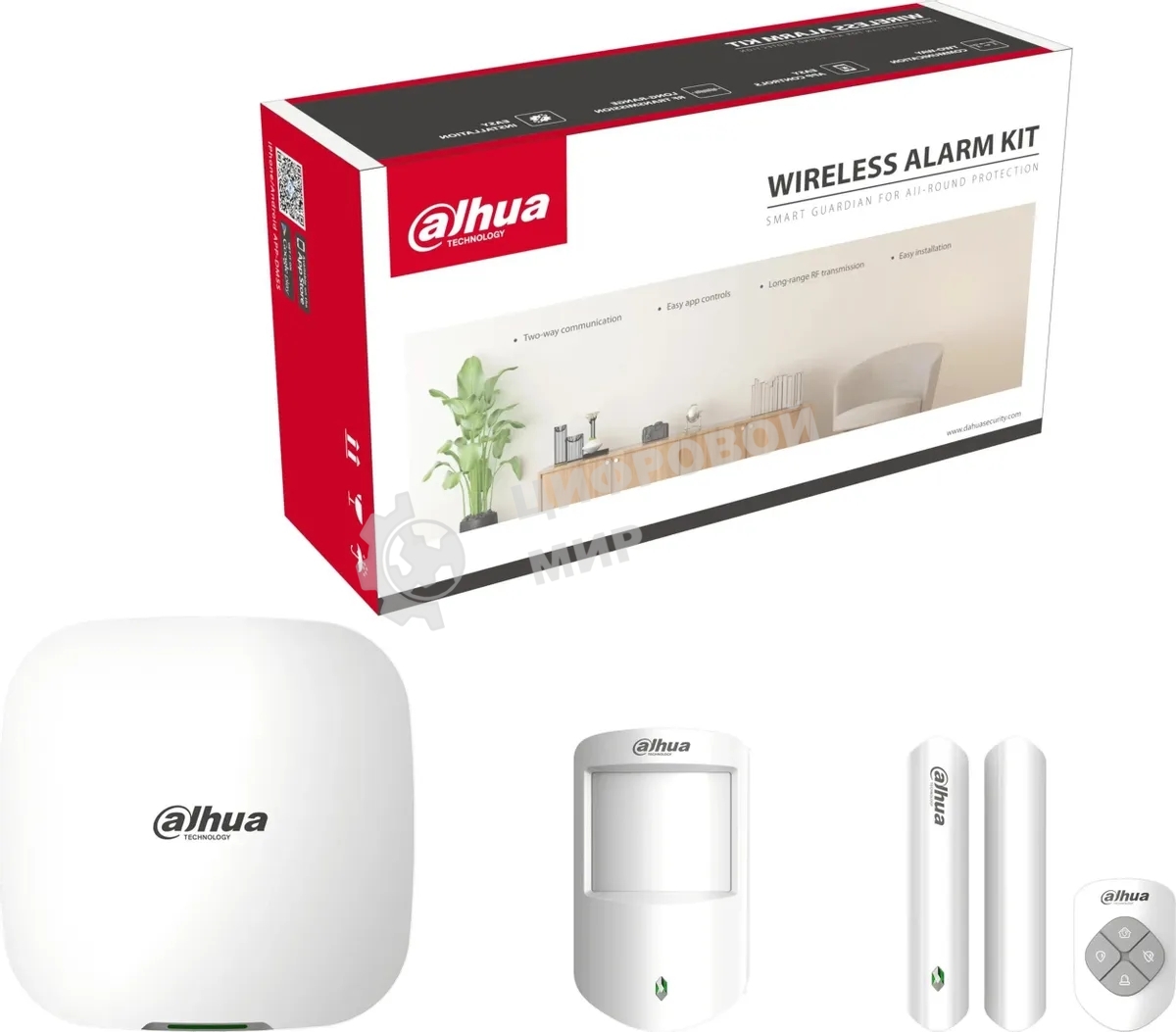 Комплект охранной сигнализации Dahua DHI-ART-ARC3000H-03-W2(868)