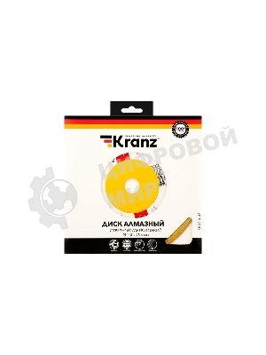 Диск алмазный отрезной Kranz ультратонкий 230x22.2/25,4 мм