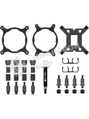 Система жидкостного охлаждения ID-Cooling FX240 PRO черный 120мм алюминий+медь 1800rpm 35.2db 4-pin 300W