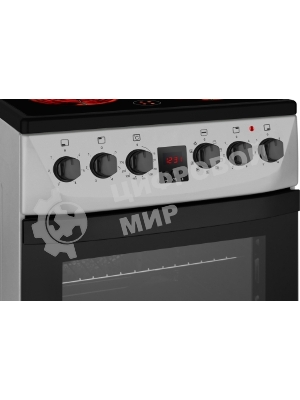Плита электрическая Weissgauff WES 2V16 SE Premium Line серебристый, конфорок 4 электрических, духовка 50 л, 50 см x 85 см x 60 см