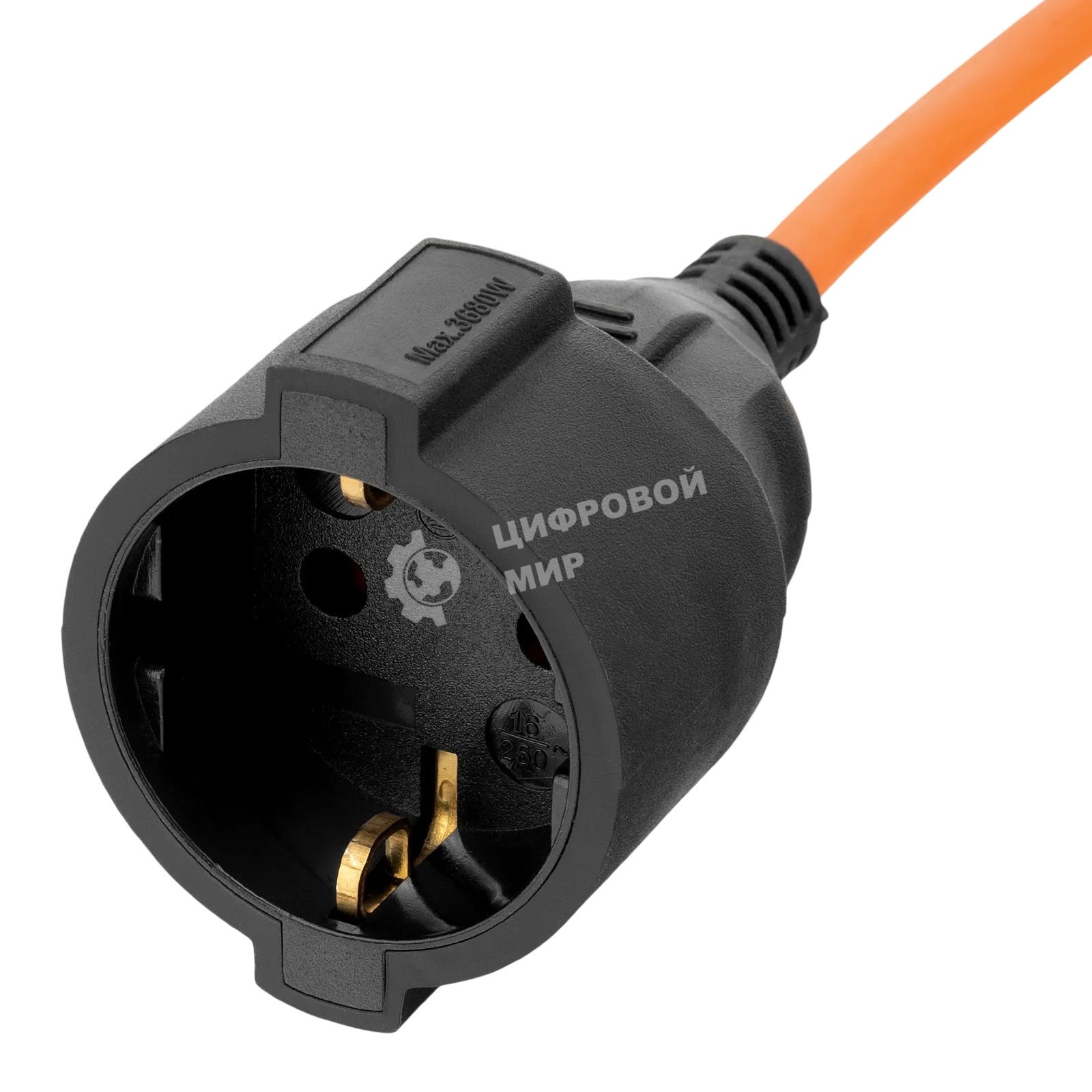 Удлинитель-шнур силовой Garden Series Denzel б/з, ПВС, 10 м, 1 розетка, 2*1 мм