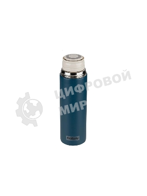 Набор: термос + ТЕРМОкружки MALLONY FESTA, 0,5 л (3 кружки), синий (106055)