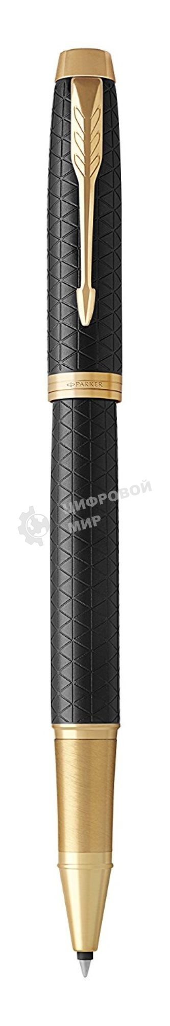 Ручка роллер Parker IM Premium T323 (CW1931660) Black GT, F, черные чернила, подарочная коробка