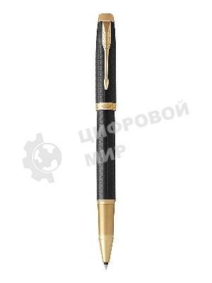 Ручка роллер Parker IM Premium T323 (CW1931660) Black GT, F, черные чернила, подарочная коробка