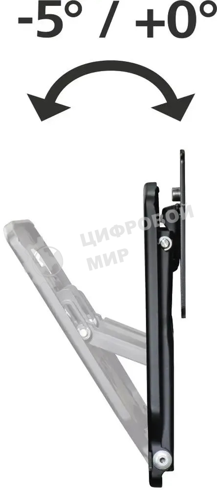 Кронштейн для телевизора Hama H-118110 черный, 75