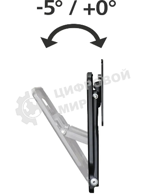 Кронштейн для телевизора Hama H-118110 черный, 75