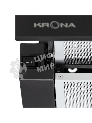 Вытяжка кухонная Krona KAMILLA T 600 BLACK (1 мотор)