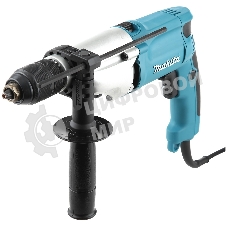 Дрель-шуруповерт Makita HP2051 Дрель уд, 720Вт,БЗП-13мм,0-1200\2900об\м,2.3кг,чем,мет редуктор