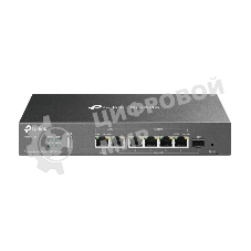 Маршрутизатор VPN TP-Link ER707-M2 Omada с мультигигабитными портами,1 x RJ45 WAN 2,5 Гбит/с, 1 x RJ45 WAN/LAN 2,5 Гбит/с, 1 x SFP WAN/LAN, 4 гиг. порта RJ45 WAN/LAN, 1 порт USB 2.0