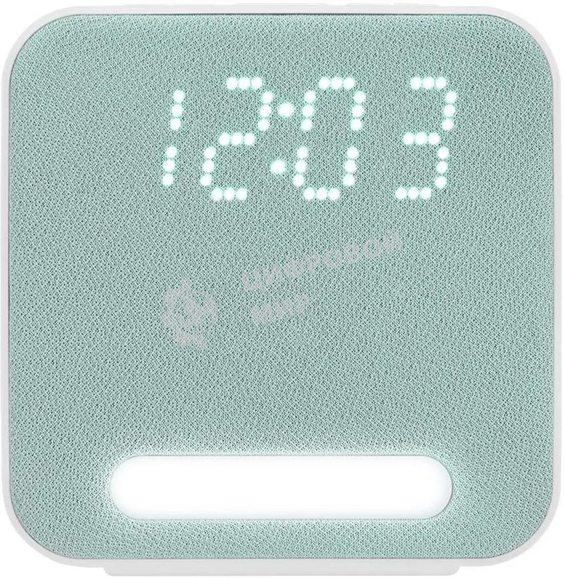 Радиобудильник Harper HCLK-2060 зеленый LED подсв:белая часы:цифровые AM/FM