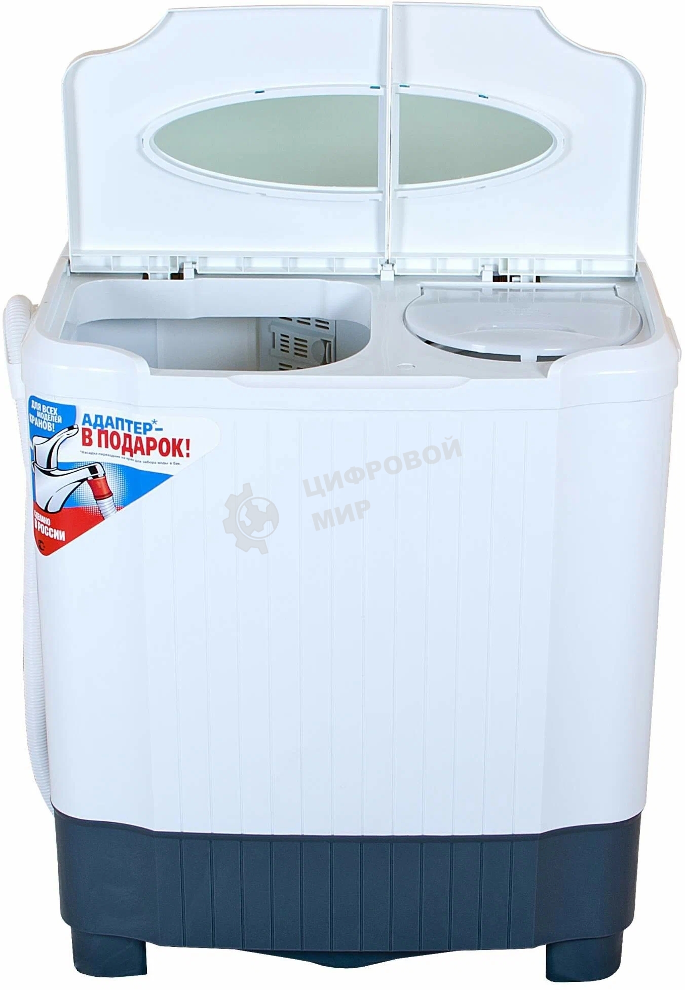 Стиральная машина Renova WS-50РЕТ белый, загрузка вертикальная 5 кг, 1350 об/мин., класс: А+