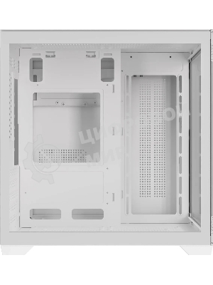 Компьютерный корпус Accord ACC-ZMS03W белый без БП mATX 3x120мм 1xUSB2.0 1xUSB3.0 1xUSB3.1 audio