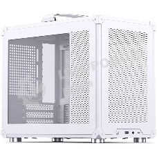 Компьютерный корпус без блока питания JONSBO C6 MAX Handle, Mini-Tower, TG, no fan, 1xUSB-A 3.0 + 1xUSB-C 3.1, mATX, mITX белый