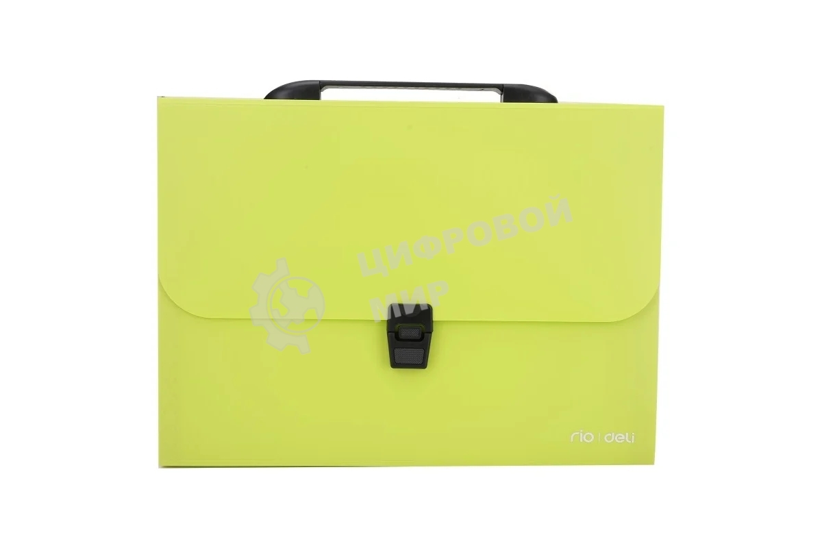 Папка-портфель Deli Rio EB40302 13 отделений, A4 полипропилен 0.6мм, ассорти