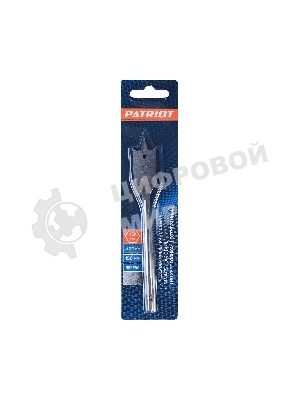 Сверло PATRIOT по дереву перовое 20 мм х 150 мм, 1 шт в блистере
