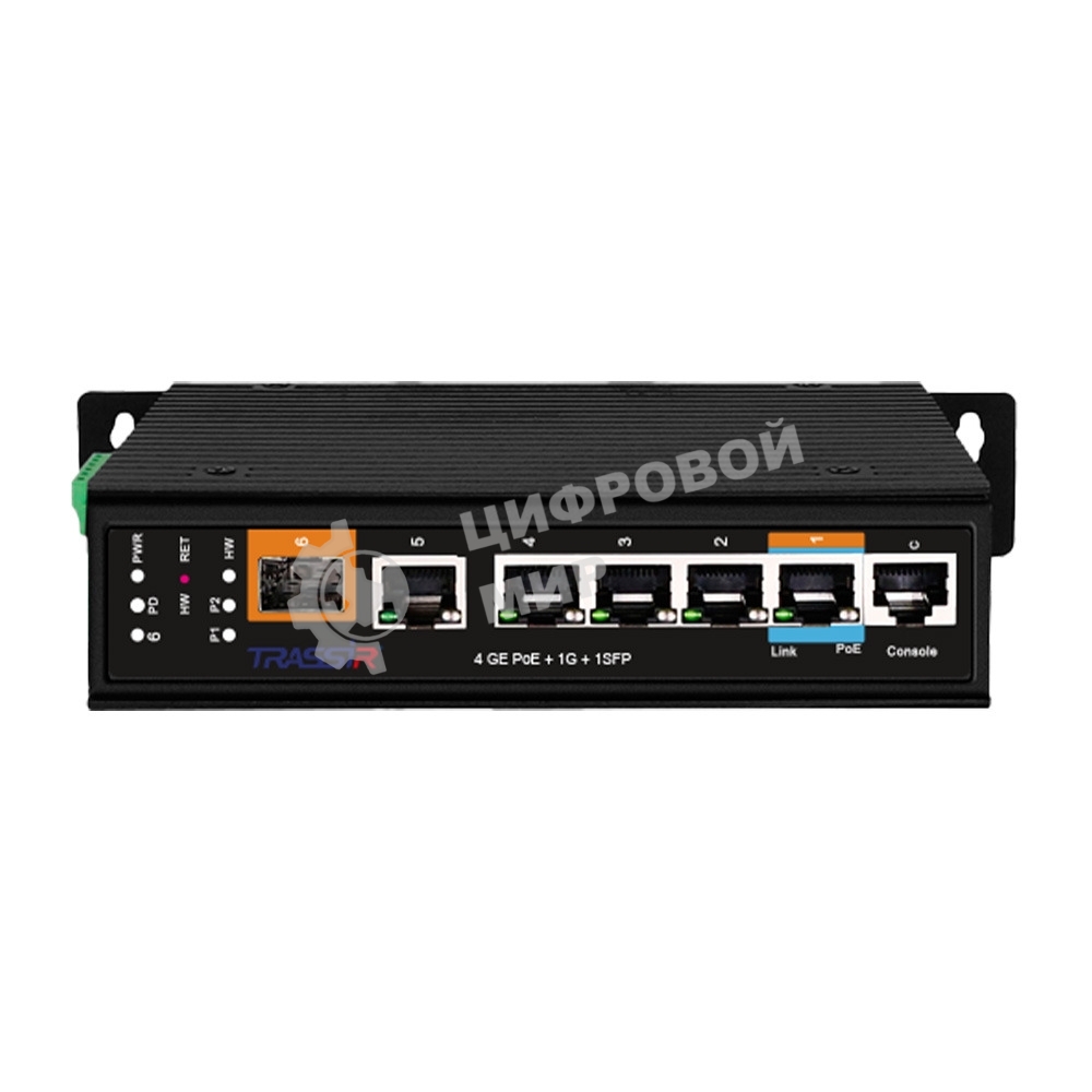 Коммутатор TRASSIR TR-NS25061S-180-4POE