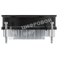 Кулер ID-COOLING DK-17 PWM серебристый/черный 92мм алюминий 2200rpm 26db 4-pin 65W 42мм