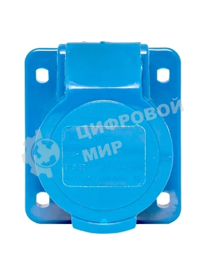 Розетка стационарная внутренняя EKF 413 ps-413-16-220 16А 220В 2P+РЕ IP44