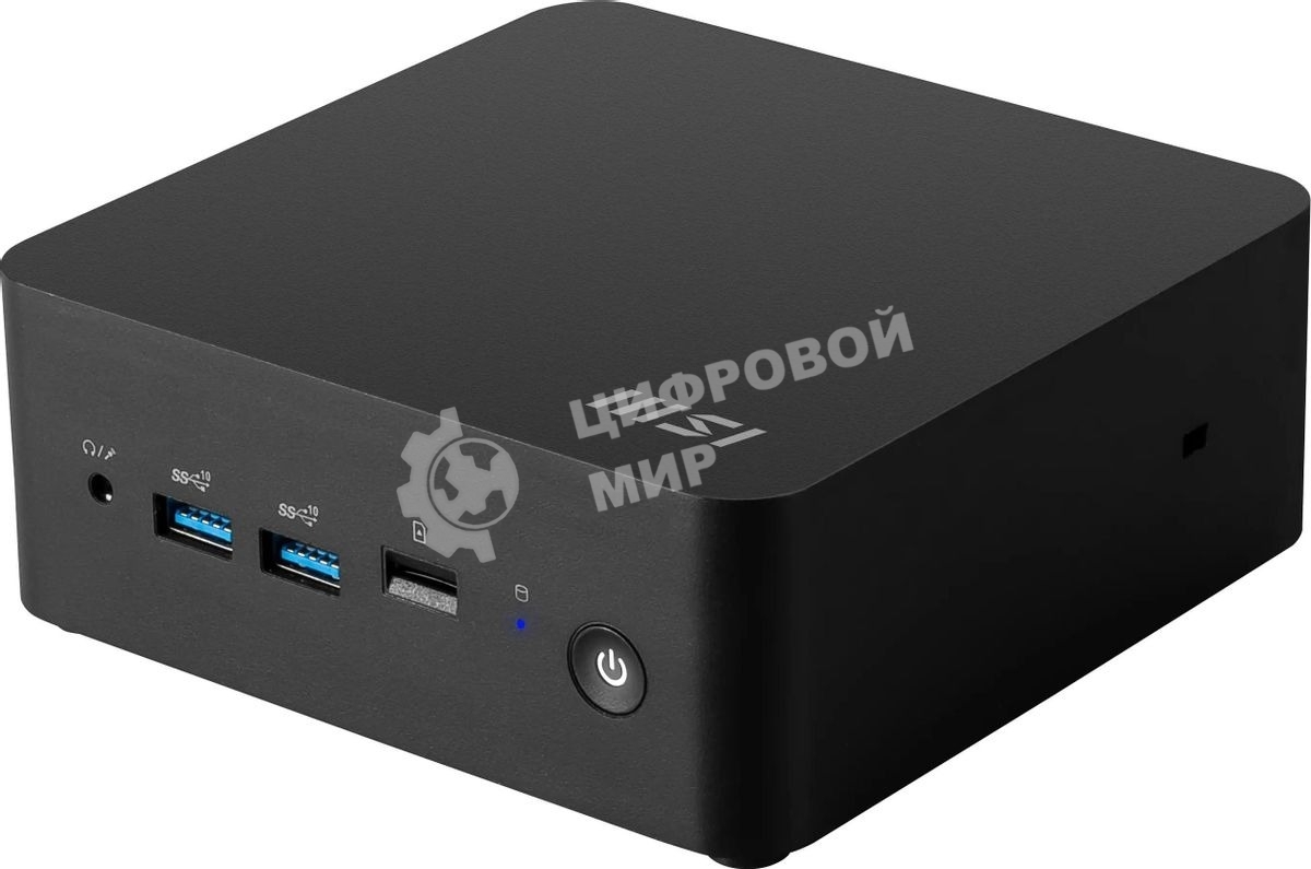Компьютер MSI Cubi NUC 1M-098RU, черный, Intel Core 5 120U/16Gb/512Gb/IrisXE/WF6E/BT5.3/120W/AirCooling/W11P (9S6-B0B111-218)