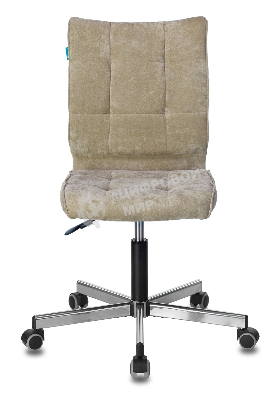 Кресло офисное Бюрократ CH-330M/LT-21 без подлокотников, песочный, крестовина металл