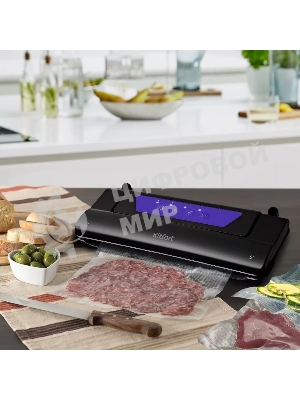Вакуумный упаковщик Kitfort КТ-1528-1 110Вт черный/фиолетовый