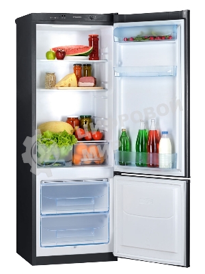 Холодильник Pozis RK-102 графит двухкамерный 188/57 л морозилка снизу