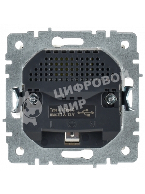 Розетка 1-местная IEK BRITE РЮш11-1-БрБ (BR-R14-16-U22-018-K01) с заземлением, с защитными шторками, 16А, с USB A+C 18 Вт, белый