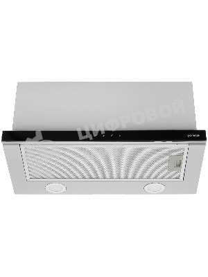 Вытяжка встраиваемая Gorenje TH60E8SGb серебристый управление: кнопочное (1 мотор)