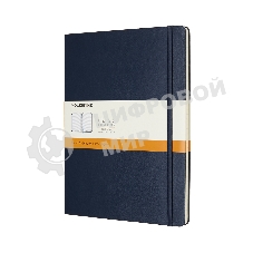 Блокнот Moleskine CLASSIC QP090B20 XLarge 190х250 мм, 192 страниц, линейка, твердая обложка, синий
