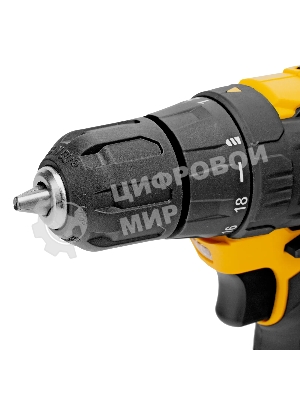 Дрель-шуруповерт Denzel CDQ-12, 12 В, 1,5 Ач, 30 Нм, щеточный